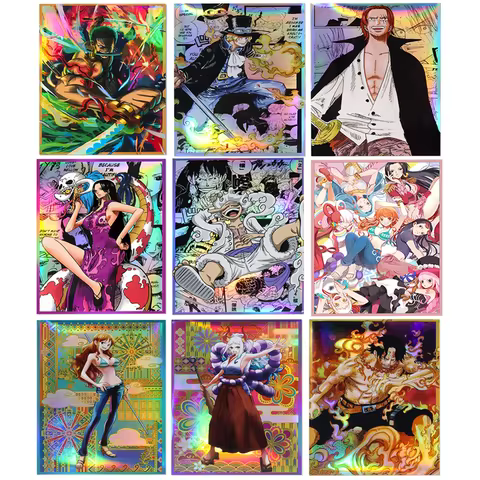60Pcs 67x92mm Anime One Piece Card Sleeves Ace Luffy Zoro Shanks Empress Nami OPCG PTCG /MTG/PKM Tra