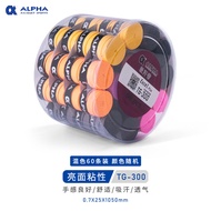 Alpha Sweatband Grip Tape Dry Stickiness for Tennis Badminton Fishing Rod Handle Wrap Binding Band S