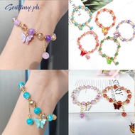 New Butterfly Gravel Bracelet Best Friend Bracelet Crystal Beaded Bracelet Jewelry