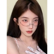 replaceable lens eyeglasses frames bayonetta glasses bayonetta glasses anti rad Influencer Lower Hal