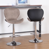 Technology cloth bar chair home high stool backrest lifting bar chair high stool front desk bar chair rotating bar stool