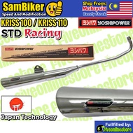 Muffler Exhaust Ekzos KRISS100 110 KRISS110 Standard Racing Cutting Complete Comp Muffler Ekzos Yosh