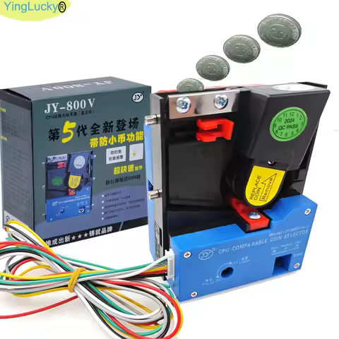 Arcade Coin Acceptor Tokens Selector Upright CPU Coin Dispenser Mechanism For Vending Machine Pinbal