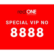 VIP NO 8888 redONE | Postpaid | New Number | Nice Number | 5G | Celcom Coverage