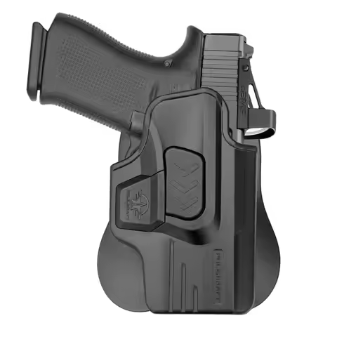 Glock 43 Holster OWB Paddle Holsters for Glock 43 / Glock 43X, Outside Waistband Open Carry Polymer 