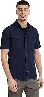 RAW Men's Dunda Slim Stripe Polo Shirt, Green (ensis Green D17127-5864-6057), S, Green (Ensis Green 