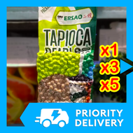 Ersao Black TAPIOCA PEARLS for Milk Tea Supplies 1kg 3kg 5kg Tapiocal Pearls for Milktea Package Bla