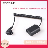 Topcine D-Tap to DMW-BLK22 Dummy Battery Power Adapter for Panasonic Lumix S5 GH6 LUMIX S5II DC-S5 D