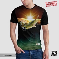 Kaos Distro Print Unik 3R Original Mancing Mania Fishing 9