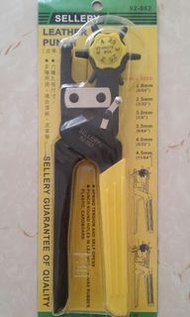 台灣SELLERY皮帶打孔器(六種孔徑尺寸)