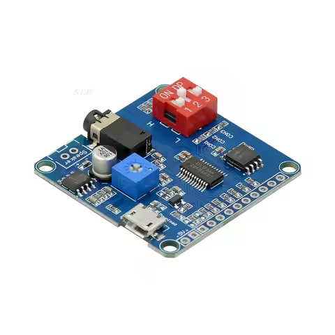 Voice Sound Playback Module Arduino MP3 Player Module UART I/O Trigger Class D Amplifier Board 5W 8M