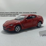 MERAH DIECAST KONAMI JO OWNER'S COLLECTION MAZDA RX-8 RED UNIT ONLY CADATOYS