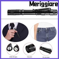MERIGGIARE LED Flashlight, Waterproof Mini Pen Shape Flashlight, Useful Portable Pen Clip Lighting T
