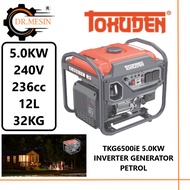 TOKUDEN TKG6500iE 5.0KW INVERTER GENERATOR 5000WATT