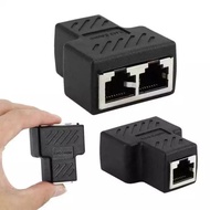 RJ45 LAN Splitter 1 to 2 Ways Network Cable Splitter Connector