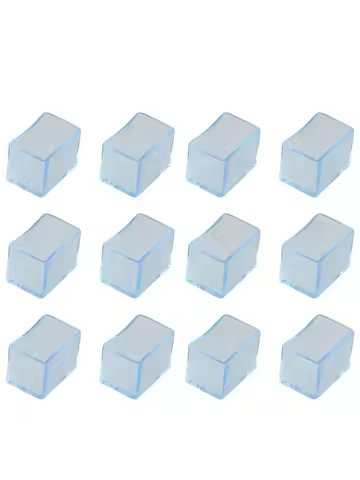 12 Pcs Chair Leg Cap Covers 15x30/20x30/20x40/25x38/30x40cm Chair Leg Rectangle Covers Furniture Tab