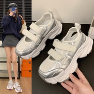 Taiwan Shipping Daddy Shoes Thick-Soled Sports Sandals Women Velcro Mesh Breathable Hollow Casual Su