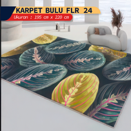 Karpet Lantai empuk Eropa Style Uk 220cm x 195cm Karpet Turkey Bermotif Tikar Karpet ruang Tamu