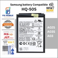 Battery compatible HQ-50S for Samsung A02S / A03 / A03S 5000MAH Ori high quality batteri [ Fix Mobil