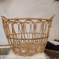 Rattan Laundry Basket/ Rattan Laundry Bag Clothes Storage