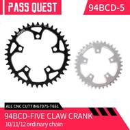 PASS QUEST 94 BCD (5-bolt) ROUND Narrow Wide Chainring