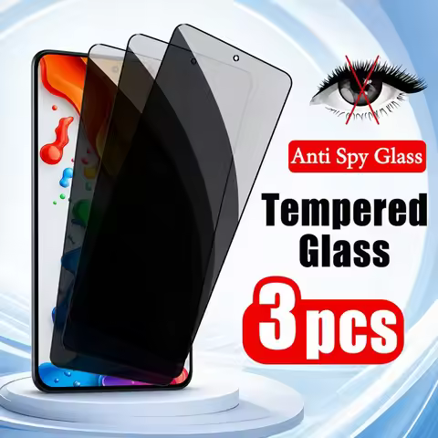 3PCS Privacy Tempered Glass For Realme GT Master GT3 GT5 GT 6 GT 6T Anti Spy Screen Protector For Re