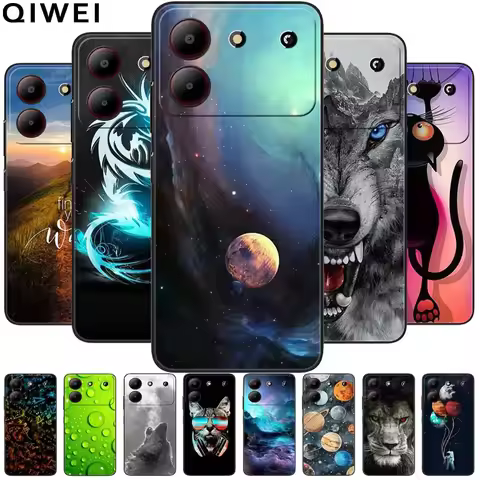 For ZTE Blade A54 Case A 54 Animals Cartoon Soft Silicone TPU Cover Phone Cases For ZTE BladeA54 A54