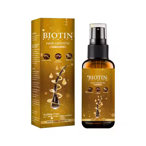 20ml Biotin Hair Growth Biotin Thickening Herbal Biotin Hair Growth Spray For All Hair Type New Effe