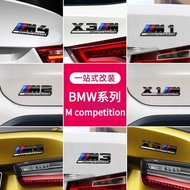 Bmw M Car Logo Modified Labeling M1 M2 M3 M4 M5 M6 Logo X3 X4 X5 X6M Car Sticker Rear Tail Logo M co