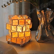 Salt Lamp Night Light Ambient Light Bedroom Bedside Desk Lamp