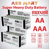Original Maxell AA / AAA Super Heavy Duty Zinc Carbon 1.5V Battery | 4pcs / 8pcs / 40pcs ( R6 / R03 