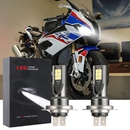 New For BMW S1000RR 2010-2017 2018 S1000XR (Head Lamp) - Front LED Headlight Bulbs 6000K 12V-32V Bri