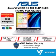 ASUS VIVOBOOK S14 FLIP OLED TN3402Y-AKN206WS / TN3402Y-AKN216WS Laptop AMD Ryzen 7 7730U 8GB 512GB S
