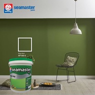 Seamaster Paint Silk Pro 5L Interior Paint Satin Finish | Bitter Root AP166-6 | Cat Rumah Dinding