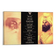 BLUDUG Guru Nanak,Guru Gobind, Sikh Prayer Murmanta Religious Artistic Posters Canvas Painting Poste