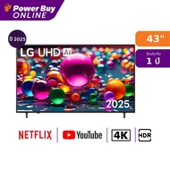 LG ทีวี AI UA84 สมาร์ททีวี 43 นิ้ว 4K LED รุ่น 43UA8450PSA.ATM ปี 2025 As the Picture One