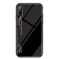 Cho [[Samsung Galaxy A7 2018/A750] Gradient Kính Cường Lực Lưng Bảo Vệ Điện Thoại