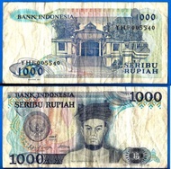 EKONOMIS Uang Kuno Uang Lama 1000 Rupiah 1987 (Sisingamangaraja)