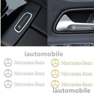 Mercedes Benz Car Metal Sticker, Car Steering Wheel/Wiper/Auto Body/Door Decal Fit For W203 W210 W211 W124 W202 W204 AMG E300L