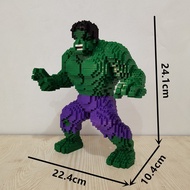 Large Size HULK character 3D assembly model toy that can be given as a gift or room decoration