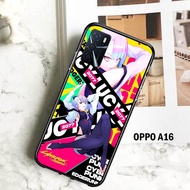 HP Glossy Case, OPPO A16 Case, Cool Motif - Silicone - Glossy Case - Casing - - Latest - Luxury Case