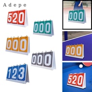 Adepe Scoreboard 3 Digits Flip Scoreboard for Football, Volleyball, Basketball