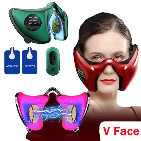 V-shaped Facial Massager Lift and Tighten Massager Muscles Mandibular Weight Loss Instrument Face Ca