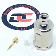 MALE LMR400 CLAMP SMA CONNECTOR