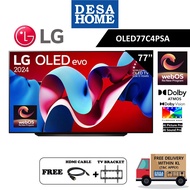 (FOC SHIPPING WITHIN KL & GIFTS) LG OLED77C4PSA  77" 4K OLED EVO AI SMART TV