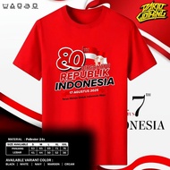 MERAH (10 MOTIFS) TSHIRT 17 AUGUST 2025 ADULT MEN WOMEN LATEST 17 AUGUST 2025 T-SHIRT/ RED AND WHITE