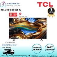 TCL NEW 43 INCH TV 43P755