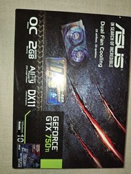 Nvidia ASUS GTX 750 Ti OC (有盒)