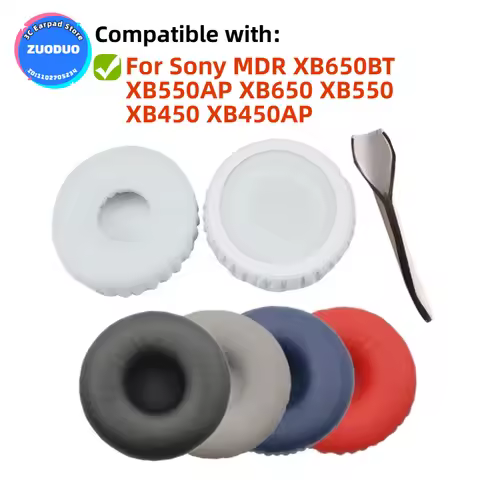 Ear pads for Sony MDR XB650BT XB550AP XB650 XB550 XB450 XB450AP replacement headphones Earmuffs Soft