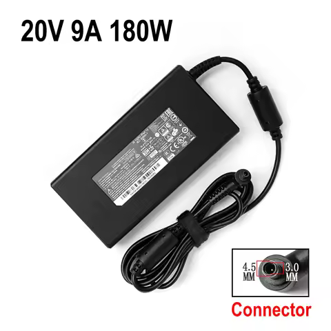 A17-180P4B 180W 20V 9A A180A063P Thin AC Adapter Charger For MSI GF75 10UEK-047RU GL66 GF66 Laptop P